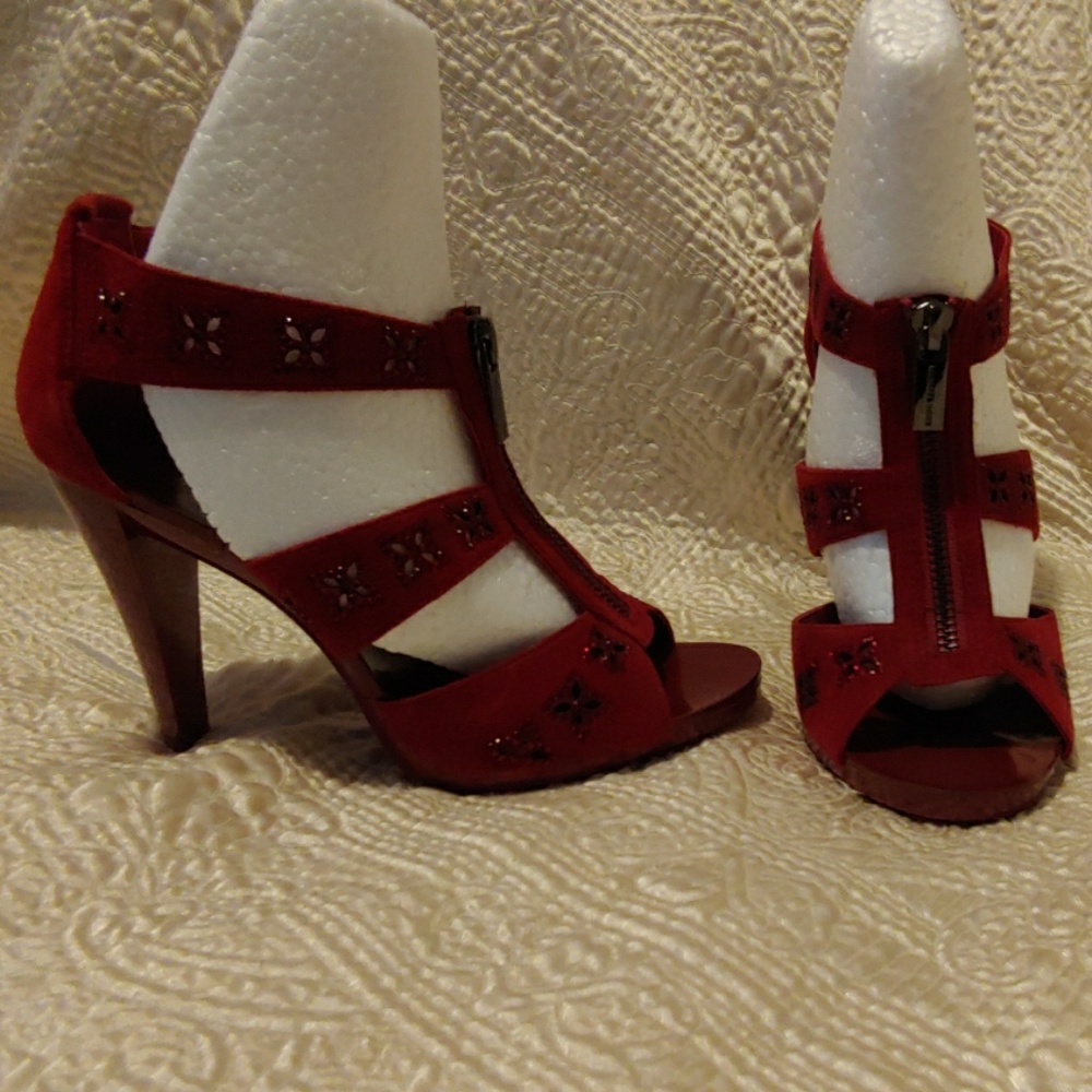 Red Michael Kors Heels